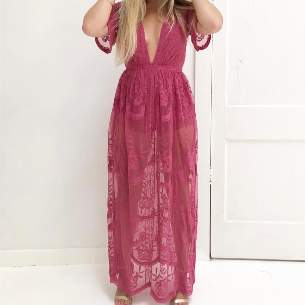 Honey Punch Lace Romper